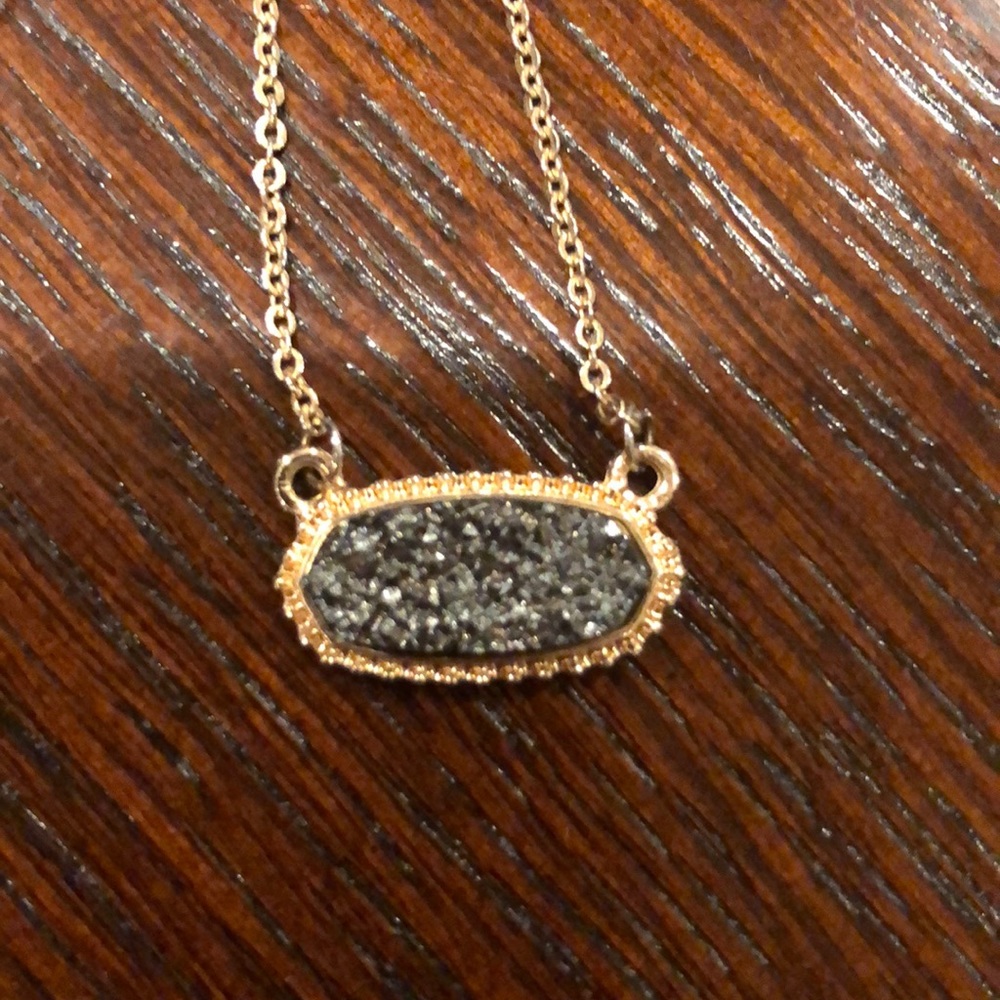 Elegant Gold and Silver Pendant Necklace